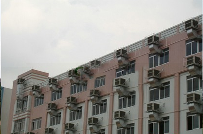 豐田汽車車間環(huán)?？照{(diào)工程安裝圖例